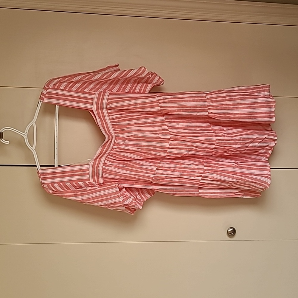 Terra&Sky pink and white blouse